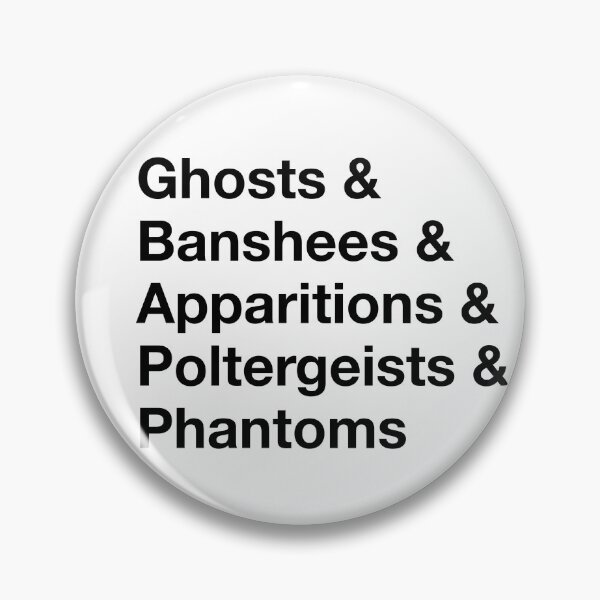 Item preview, Types of Ghosts Helvetica Names List Style designed and sold by GhostlyWorld.
