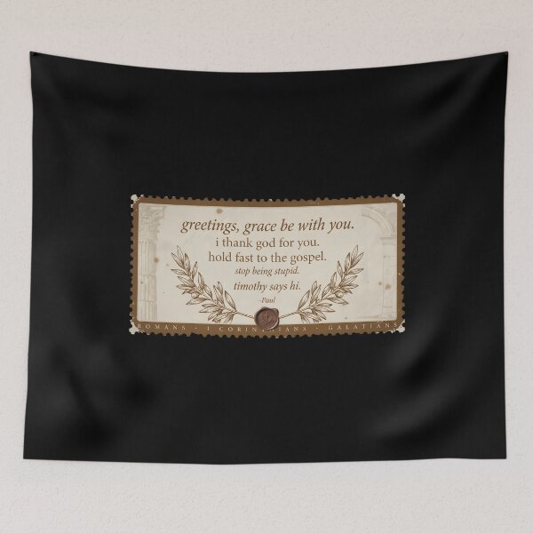 Item preview, Greetings Grace Be With You Paul Letter Inspired Christian designed and sold by Redgiant87x.