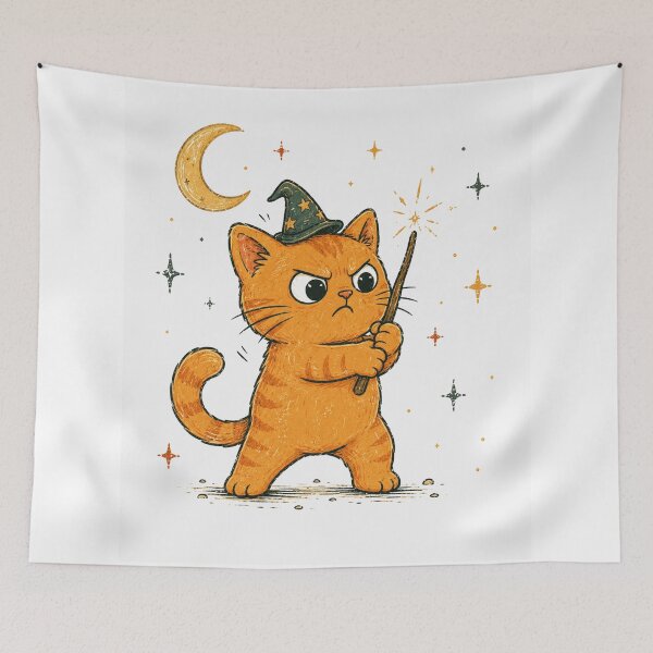 Item preview, Funny Wizard Cat designed and sold by Region.