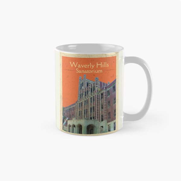 Item preview, Sanatorio Waverly Hills estilo sello retro designed and sold by GhostlyWorld.