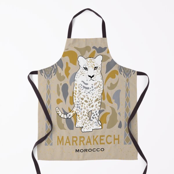 Item preview, Morocco Leopard With Palm Trees designed and sold by Karla Star.