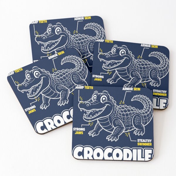 Item preview, Crocodile Blueprint Shirt | Cute Kids Reptile Blueprint Tee designed and sold by SunnyDesign82.