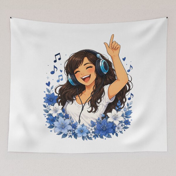 Item preview, Music Bloom Girl designed and sold by HeyFajnaLinja.