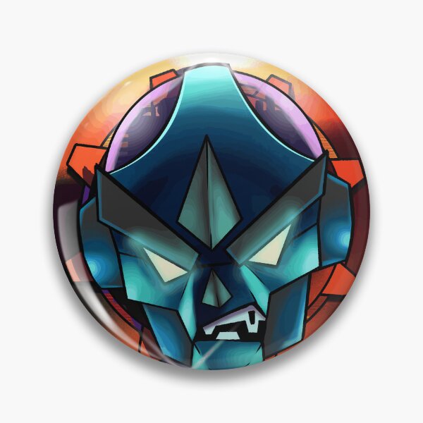 Item preview, Neon Cyber Warlord Emblem designed and sold by BladeVur.