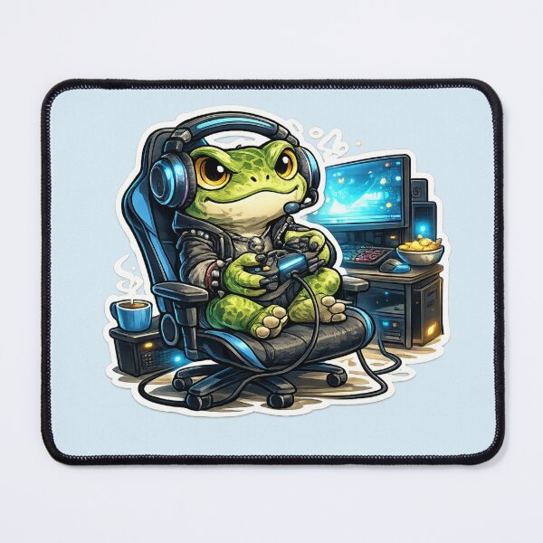 Item preview, Frog Gaming Mode designed and sold by Safe Haven Pets.