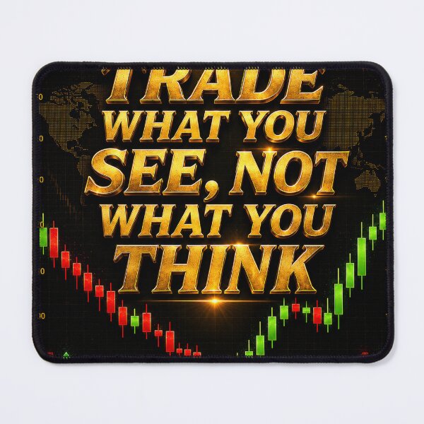 Item preview, Trade What You See, Not What You Think – Forex Trading Quote designed and sold by SmartMoneyMugs .