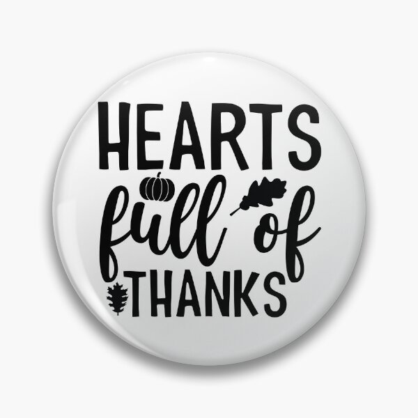 Item preview, Hearts Full Of Thanks - Cute Thanksgiving Vibes Retro Vintage Aesthetic Autumn Family Harvest Gift designed and sold by FuzionRaptor.