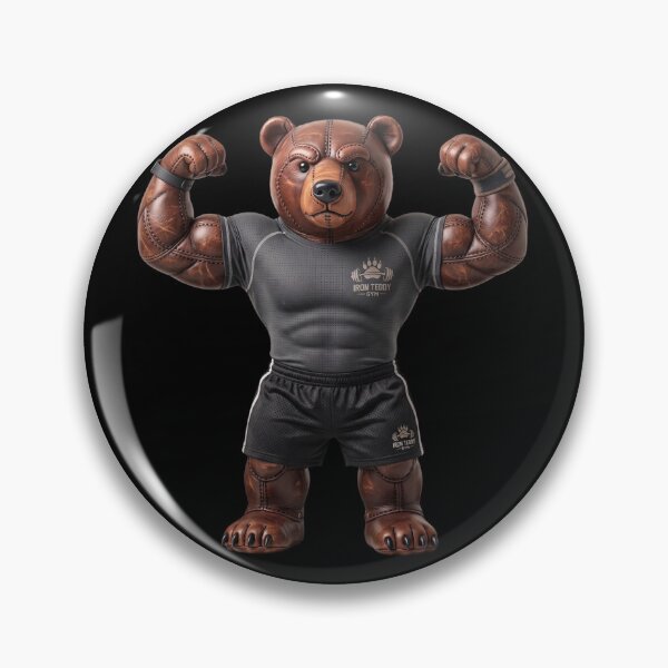 Item preview, Iron Teddy - Bodybuilder Leather Bear designed and sold by Woof-zil.