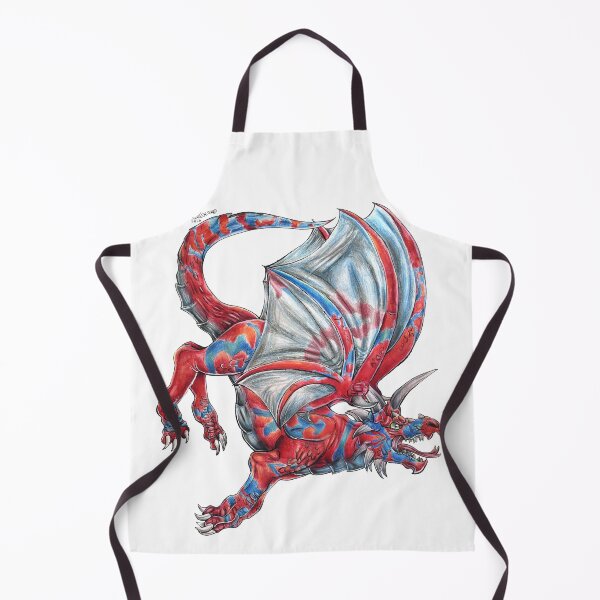 Item preview, Red and Blue and gray Dragon designed and sold by Camix-GirARTS.