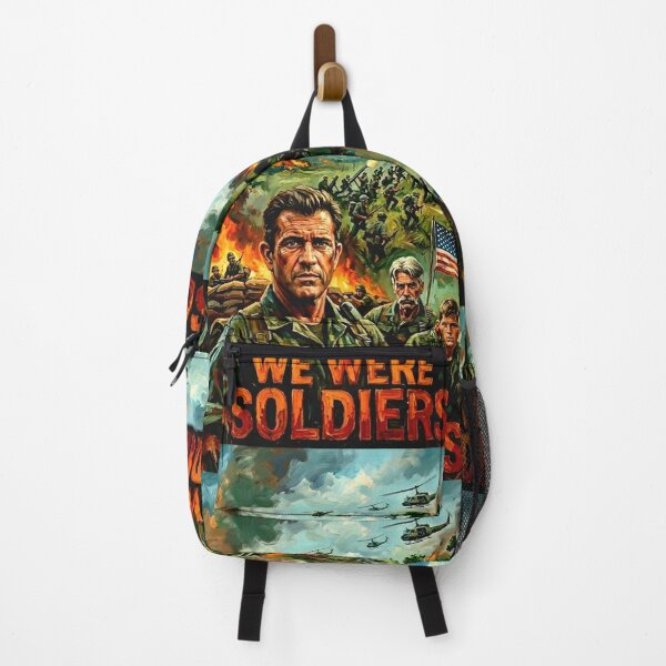 Item preview, We Were Soldiers Retro Vietnam War Military Action Tribute Art Movie Poster designed and sold by Art's Diner.
