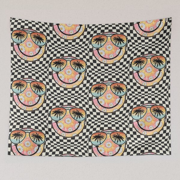 Item preview, Retro Smiley Face – Daisy Beach Vibes Aesthetic designed and sold by UUniqueIImprint.