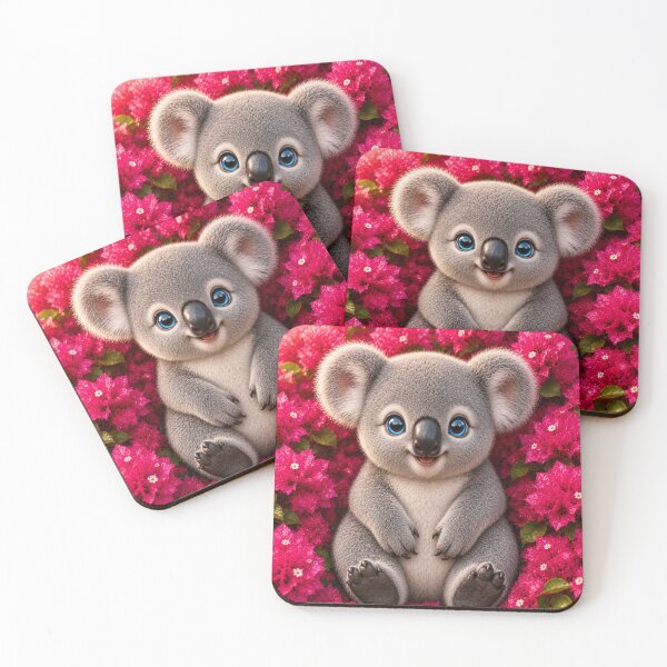 Item preview, Cute Baby Koala in Pink Blossoms designed and sold by Rohan132.
