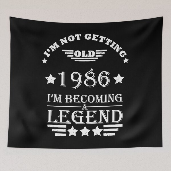 Item preview, Born in 1986 Vintage Legend 40th Birthday Gift designed and sold by Alexaltay.