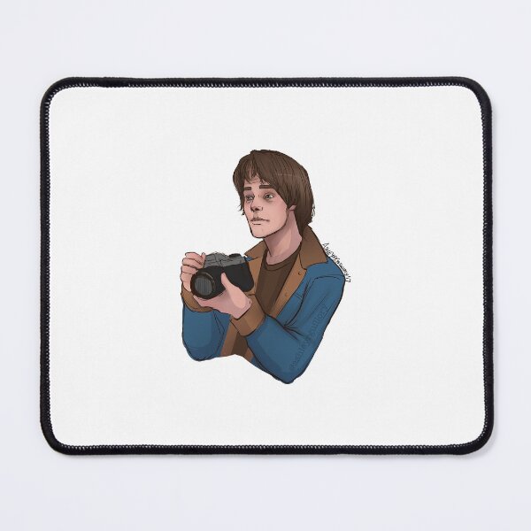 Item preview, Jonathan Byers with Vintage Camera Fan Art Illustration designed and sold by Lilith.3x313 Vault.