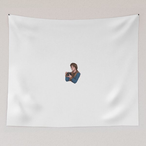 Item preview, Jonathan Byers with Vintage Camera Fan Art Illustration designed and sold by Lilith.3x313 Vault.