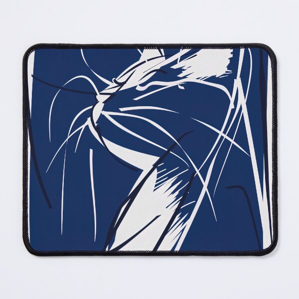Item preview, Cat - Blue Abstract Art designed and sold by shadow-bloom.