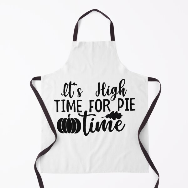 Item preview, It Is High Time For Pie Time - Funny Thanksgiving Vibes Retro Vintage Aesthetic Baking Dessert Gift designed and sold by FuzionRaptor.