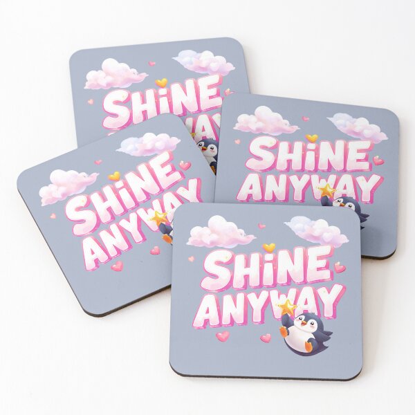 Item preview, Shine Anyway Cute Penguin Tourette Syndrome Awareness Neurodiversity designed and sold by EchoPrint Co..
