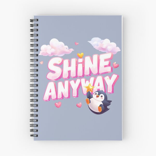 Item preview, Shine Anyway Cute Penguin Tourette Syndrome Awareness Neurodiversity designed and sold by EchoPrint Co..