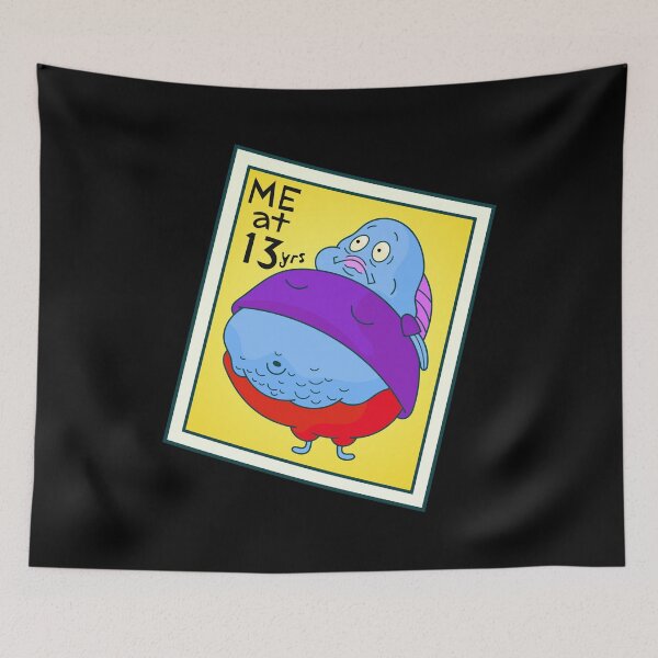 Item preview, SpongeBob - Fish PICTURE - ME AT 13 YEARS  designed and sold by DibujandoPorfa.