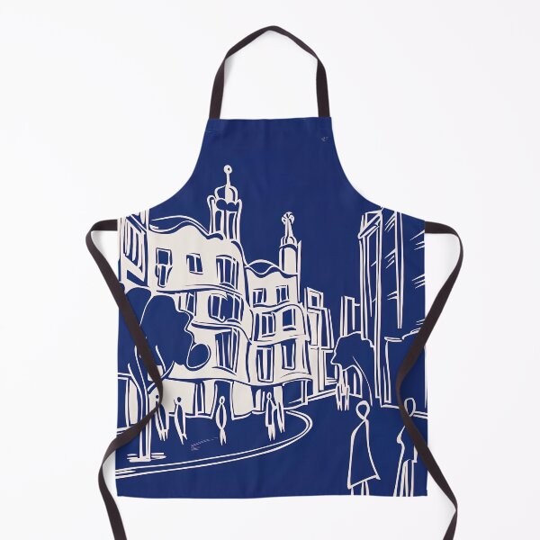 Item preview, Catalunya - Blue Abstract Art designed and sold by shadow-bloom.