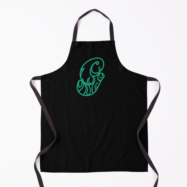 Item preview, Groovy Retro Teal Fiery Letter G Monogram designed and sold by CamilasPrints.