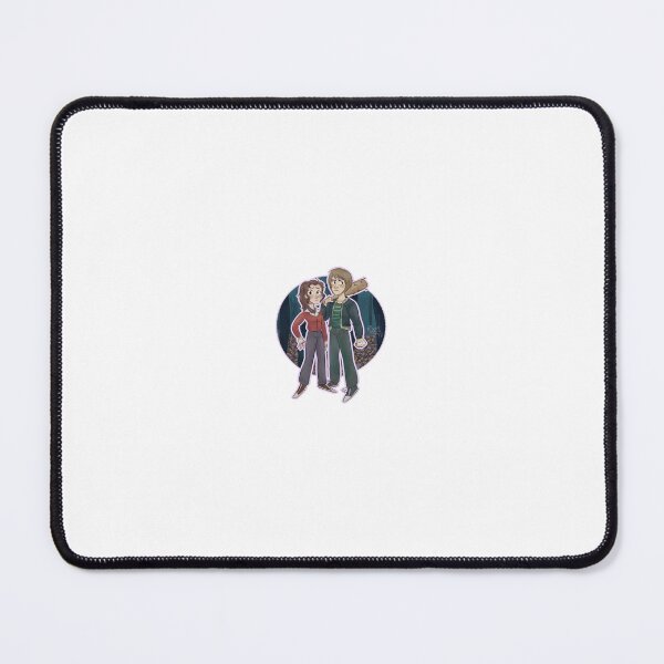 Item preview, Nancy Wheeler and Jonathan Byers Monster Hunters Retro Art designed and sold by Lilith.3x313 Vault.