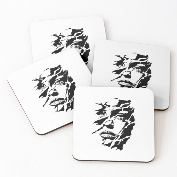 Item preview, Abstract Liquid Shadow Face Portrait - Dark Aesthetic Woman designed and sold by Macias123.