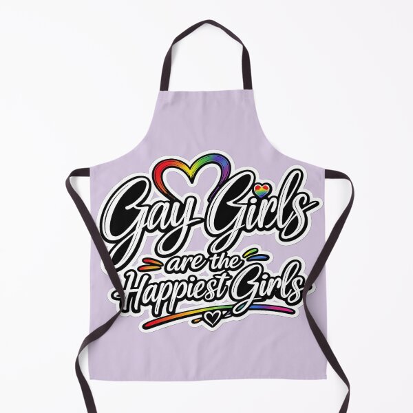 Item preview, Gay Girls Are the Happiest Girls | LGBTQ+ Pride Typography | Rainbow Script Quote designed and sold by Ginastle26.