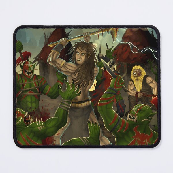 Item preview, Thunder Axe Barbarian Battle designed and sold by BladeVur.