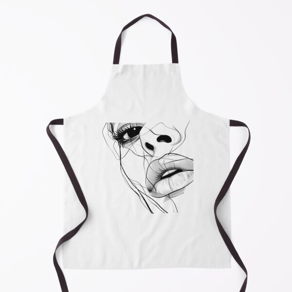 Item preview, Minimalist Woman Face Line Art - Moody Aesthetic Portrait designed and sold by Macias123.
