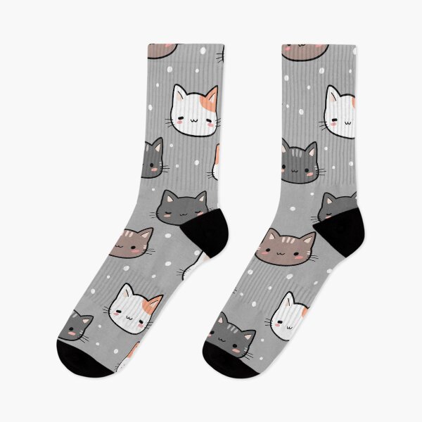 Item preview, Kitties on Gray designed and sold by The Painted Lamb.