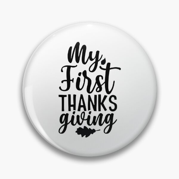 Item preview, My First Thanksgiving - Cute Thanksgiving Vibes Retro Vintage Aesthetic Newborn Baby Family Gift designed and sold by FuzionRaptor.