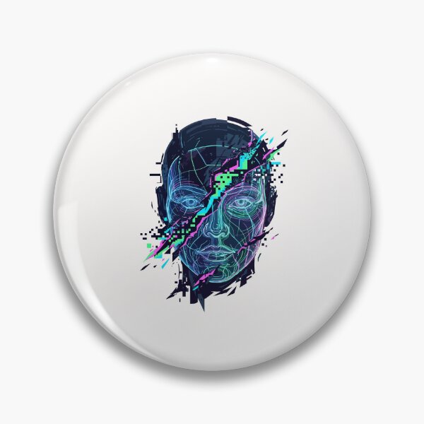 Item preview, GAN Glitch Face | Generative Adversarial Network Art designed and sold by Uglyandcute.