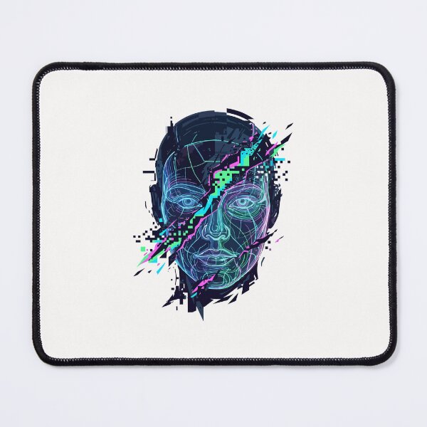 Item preview, GAN Glitch Face | Generative Adversarial Network Art designed and sold by Uglyandcute.
