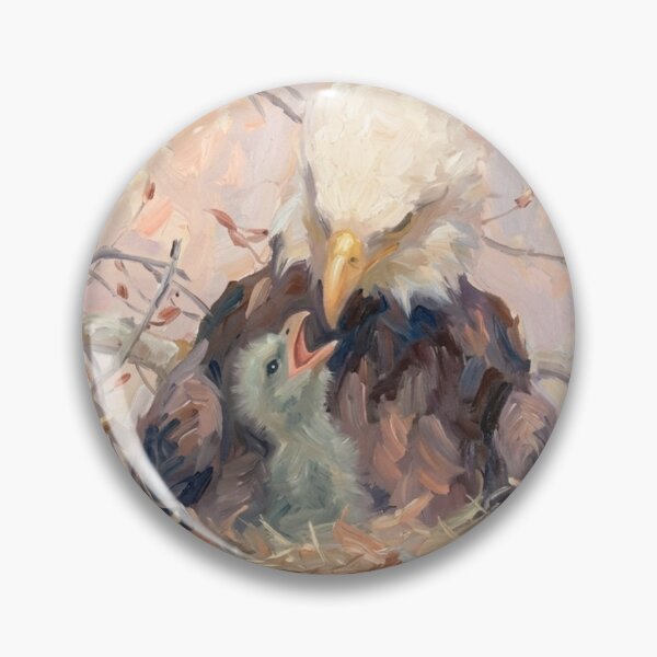 Item preview, Soft Bald Eagle Nest Painterly designed and sold by Grade A Gifts.