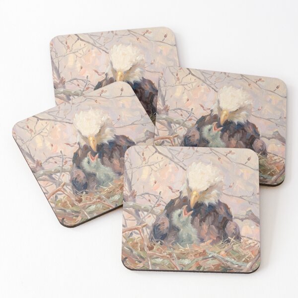 Item preview, Soft Bald Eagle Nest Painterly designed and sold by Grade A Gifts.