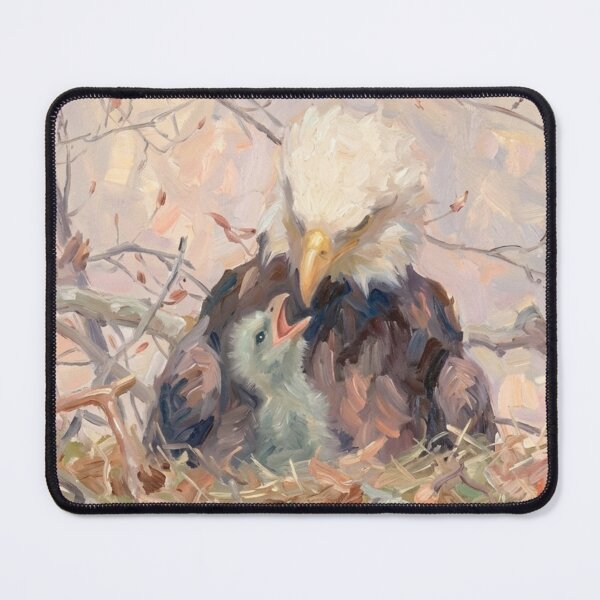 Item preview, Soft Bald Eagle Nest Painterly designed and sold by Grade A Gifts.