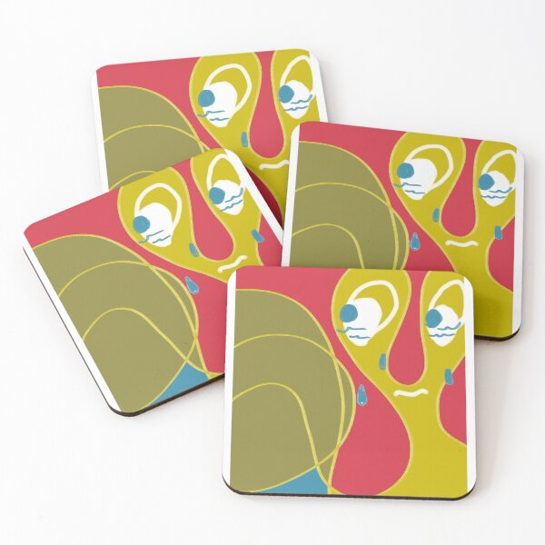 Item preview, Sad Snail Abstract Print  designed and sold by TheSnugGirl.