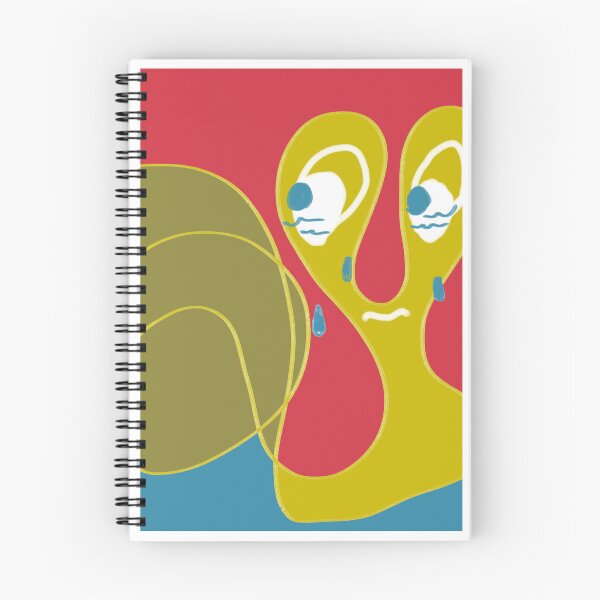 Item preview, Sad Snail Abstract Print  designed and sold by TheSnugGirl.