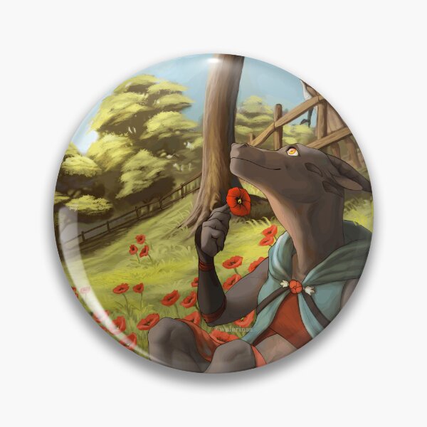 Item preview, The Hound And The Red Poppies designed and sold by BladeVur.
