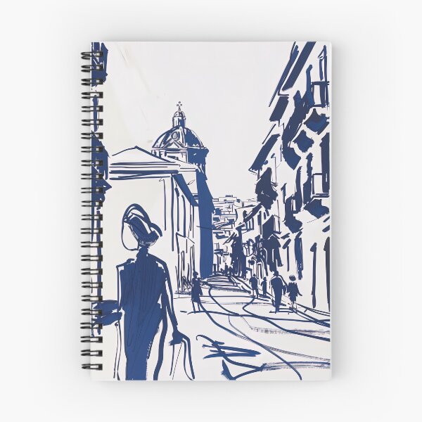 Item preview, Catania, Italy - Blue Abstract Art designed and sold by shadow-bloom.