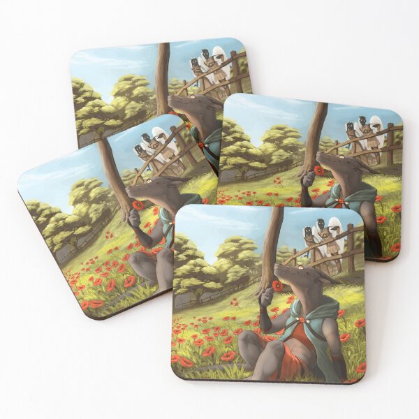 Item preview, The Hound And The Red Poppies designed and sold by BladeVur.