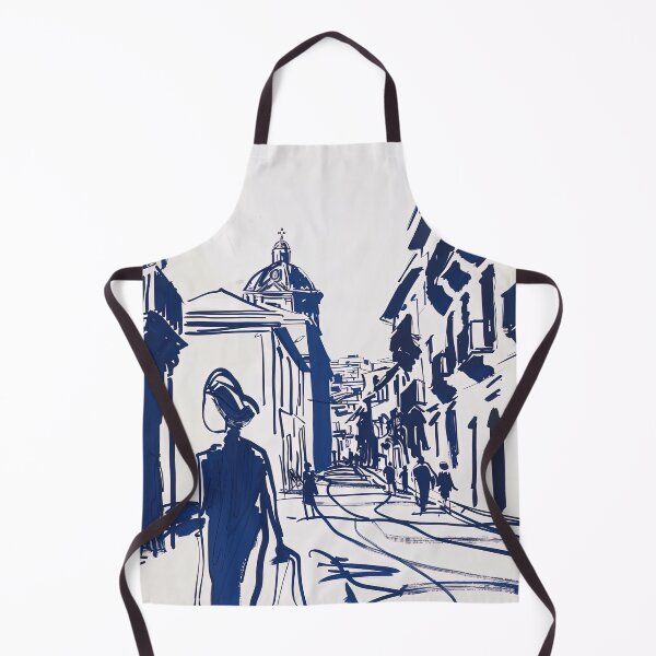 Item preview, Catania, Italy - Blue Abstract Art designed and sold by shadow-bloom.