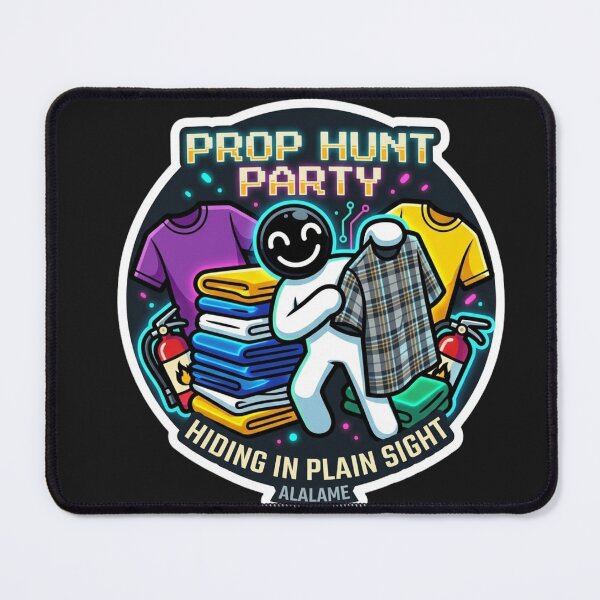 Item preview, Prop Hunt Party Badge - Cute Hide and Seek Gamer Sticker designed and sold by alalame.