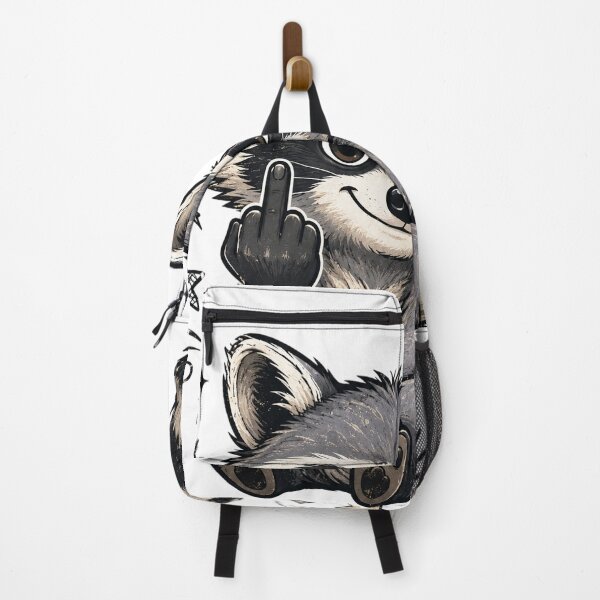 Item preview, Cute Sassy Raccoon Showing Attitude Funny Animal Cartoon designed and sold by LinaDesign Store.