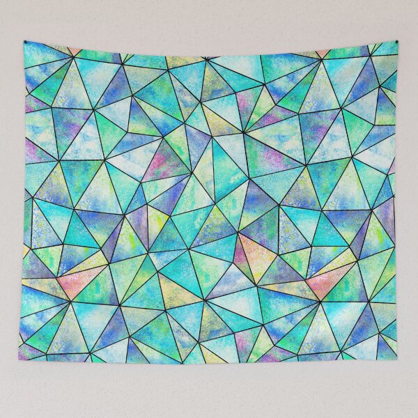 Item preview, Blue  Triangles designed and sold by The Painted Lamb.