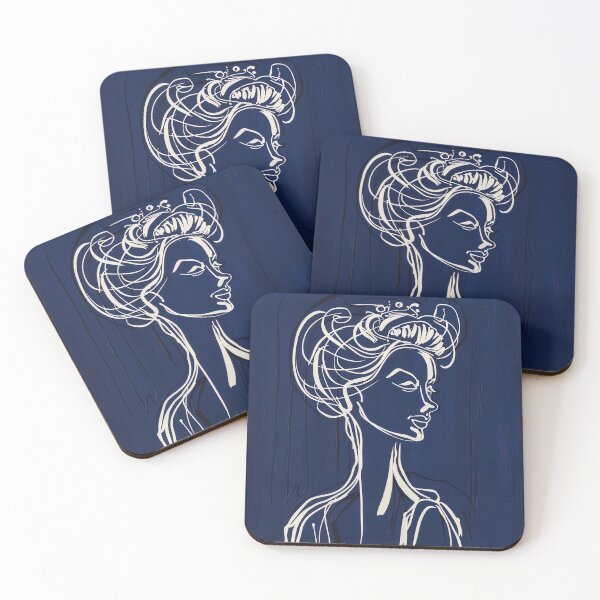 Item preview, Catherine the Great, Russia - Blue Abstract Art designed and sold by shadow-bloom.