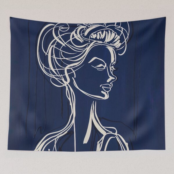 Item preview, Catherine the Great, Russia - Blue Abstract Art designed and sold by shadow-bloom.