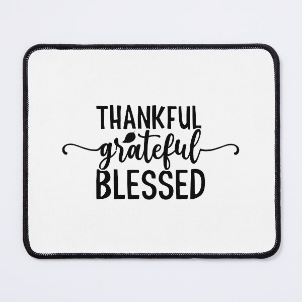 Item preview, Thankful Grateful Blessed - Cute Cozy Fall Retro Aesthetic Thanksgiving Vibes Matching Family Autumn Holiday Gift Art designed and sold by FuzionRaptor.